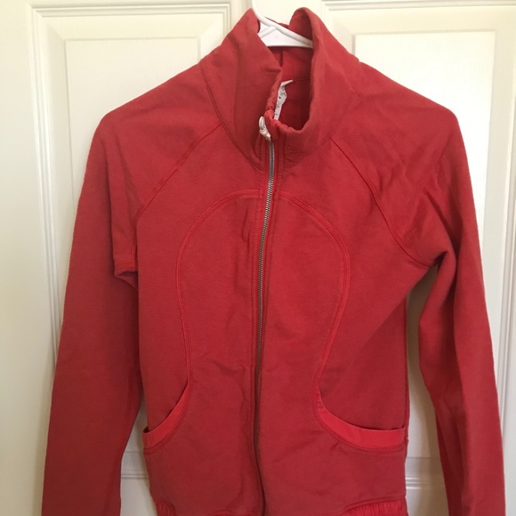 Lululemon Bomber Jacket - Red - Picture 1 of 5